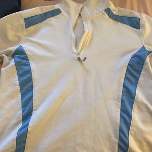 Womens champion mock neck pull over. Quarter zip